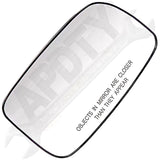 APDTY 67067 Replacement Mirror Glass Fits Right Passenger-Side