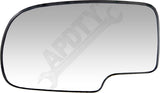 APDTY 67132 Front Left Heated Plastic Backed Mirror