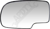 APDTY 67132 Front Left Heated Plastic Backed Mirror