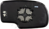 APDTY 67132 Front Left Heated Plastic Backed Mirror