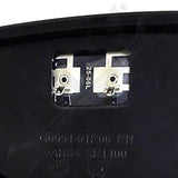 APDTY 67133 Heated Plastic Backed Mirror Right