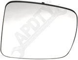 APDTY 67147 Right Side View Mirror Glass