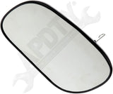 APDTY 67211 Non-Heated Plastic Backed Mirror Left