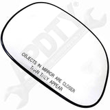 APDTY 67218 Non-Heated Plastic Backed Mirror Right