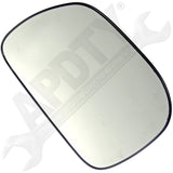 APDTY 67221 Non-Heated Plastic Backed Mirror Left