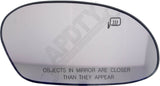 APDTY 67234 RH Side View Mirror Replacement Glass