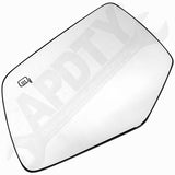 APDTY 67235 Heated Plastic Backed Mirror Left