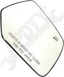 APDTY 67236 Heated Plastic Backed Mirror Right