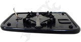APDTY 67238 Mirror Glass Plastic Backing Left