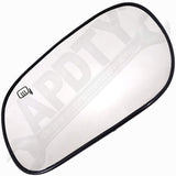 APDTY 67241 Heated Plastic Backed Mirror Left