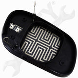 APDTY 67241 Heated Plastic Backed Mirror Left