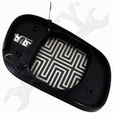 APDTY 67241 Heated Plastic Backed Mirror Left