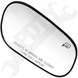 APDTY 67242 Heated Plastic Backed Mirror Right