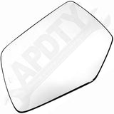 APDTY 67245 Non-Heated Plastic Backed Mirror Left