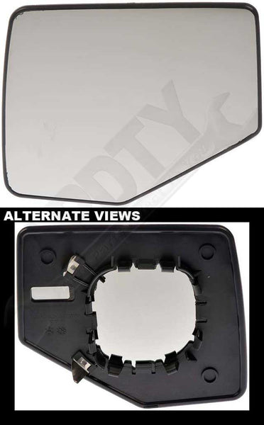 APDTY 67258 Non-Heated Plastic Backed Mirror Left (Driver Side)