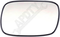 APDTY 67302 Replacement Glass - Plastic Backing Replaces 5012211AA, 5012219AA