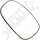 APDTY 67317 Heated Plastic Backed Mirror Left