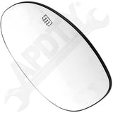 APDTY 67339 Heated Plastic Backed Mirror Left