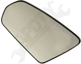 APDTY 67343 Non-Heated Plastic Backed Mirror Left