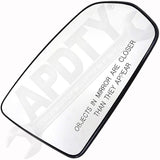 APDTY 67344 Non-Heated Plastic Backed Mirror Right