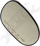 APDTY 67364 Non-Heated Plastic Backed Mirror Right