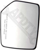 APDTY 67378 Dodge, 2007-10. Plasticbacked Mirror Nitro