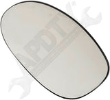 APDTY 67379 Non-Heated Plastic Backed Mirror Left