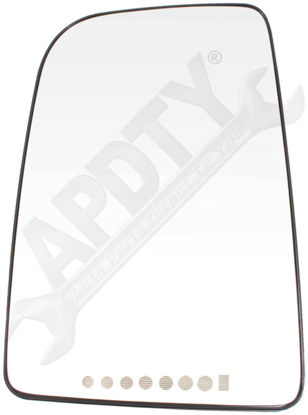 APDTY 67389 Side View Mirror Replacement Glass W/Plastic Backing