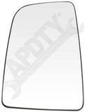 APDTY 67391 Side View Mirror Replacement Glass W/Plastic Backing