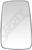 APDTY 67395 Side View Mirror Replacement Glass W/Plastic Backing