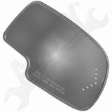 APDTY 67420 Replacement Mirror Glass w/LED Turn Signal Heated Non-Dimming Right