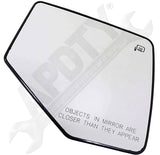 APDTY 67427 Heated Plastic Backed Mirror Right