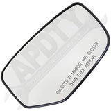 APDTY 67439 Heated Plastic Backed Mirror Right