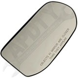 APDTY 67441 Non-Heated Plastic Backed Mirror Right