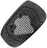 APDTY 67447 Heated Plastic Backed Mirror Right