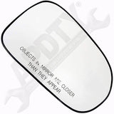 APDTY 67451 Side View Mirror Glass; Non-Heated; Plastic Backed; Rght