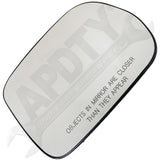 APDTY 67455 Heated Plastic Backed Mirror Right