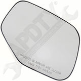 APDTY 67459 Heated Plastic Backed Mirror Right