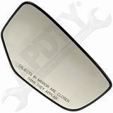 APDTY 67463 Non-Heated Plastic Backed Mirror Right