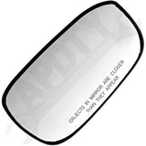 APDTY 67465 Non-Heated Plastic Backed Mirror Right