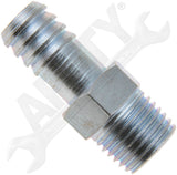 APDTY 67466 Heater Hose Connectors - 3/8 In. Hose X 1/4 In. Npt X 1 In. Long Nip