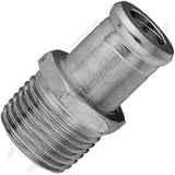APDTY 67467 Heater Hose Connectors - 5/8 In. Hose X 1/2 In. Npt X 1-1/2 In. Long