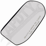 APDTY 67474 Heated Plastic Backed Mirror Right
