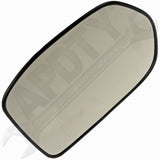 APDTY 67475 Non-Heated Plastic Backed Mirror Left