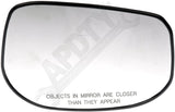 APDTY 67488 Plastic Backed Mirror Replacement