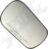 APDTY 67515 Heated Plastic Backed Mirror Right