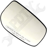 APDTY 67521 Non-Heated Plastic Backed Mirror Right