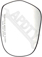 APDTY 67527 Replacement Glass - Plastic Backing Replaces 8793135600, 8793135620