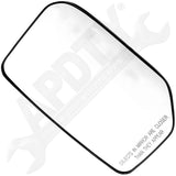 APDTY 67537 Non-Heated Plastic Backed Mirror Right