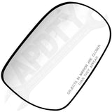 APDTY 67546 Non-Heated Plastic Backed Mirror Right